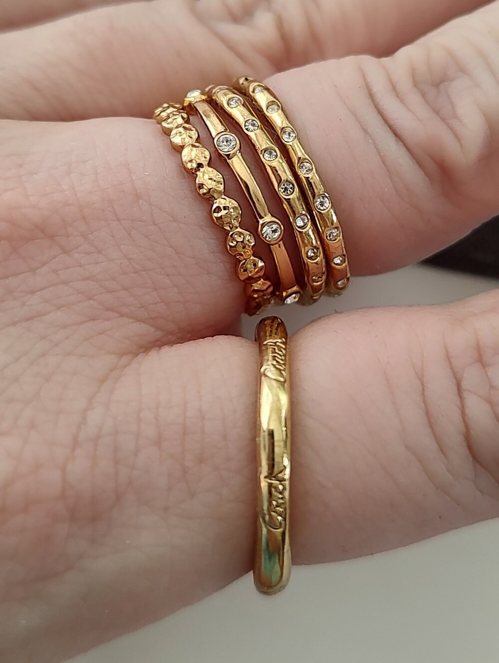 Coach Ring Stack Size 6-7 - Picture 3 of 8